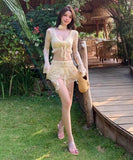 3点式セットビキニ水着モノキニレースワンピース谷間見せセクシービーチ海モノキニタンキニ旅行 WQ7-YQ-HHhAX5WHLL