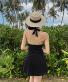 【2色】ビキニ水着ホルターネックワンピース気質セクシーモノキニ体型カバー温泉 WQ7-HQ-HH6X59THLL