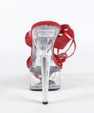 ハイヒール クリアヒール キラキラ  ビジュー ストーム付きピンヒール 美脚効果 歩きやすい 靴 セクシー サンダル LW5-JJ190-Q23