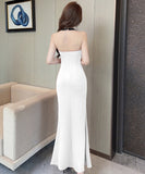 【3色】 ロングドレス キャバドレス セクシータイトキャミワンピ スリット入り ショート丈 デート 女子会 パーティー 二次会 LW2-OYF9758