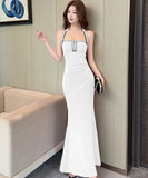 【3色】 ロングドレス キャバドレス セクシータイトキャミワンピ スリット入り ショート丈 デート 女子会 パーティー 二次会 LW2-OYF9758