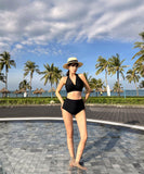 2色3点式セットホルターネック水着ビキニワンピースセクシーモノキニ温泉ビーチ海 WQ7-YQ-HH6X84THLL