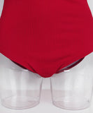 ビキニ水着体型カバーワンピースバックレス水着袖付き韓国っぽ大人可愛い WQ7-XYX-Q9168