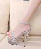 ハイヒール 2色 透過性 新作 高見え YT5-ZJ-001