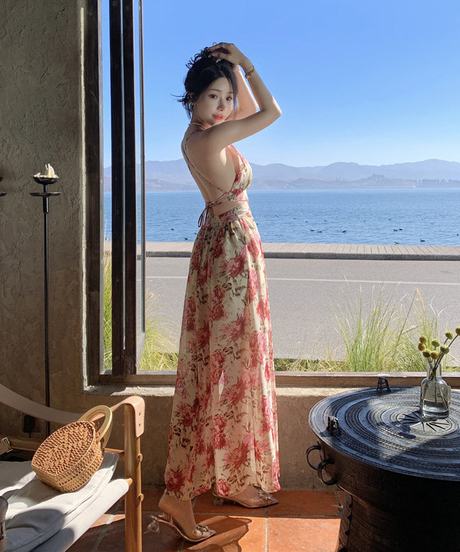 サンドレス セクシー 海辺 さわやか 新作 YT2-AQR8559 – Ladys coco Dress