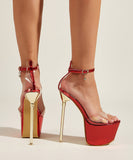 3色 新作 ハイヒール サンダル 脚長効果 宴会 セクシー YH5-XL-QF-392-28