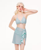 3点セット 水着 モノキニ タンキニ 温泉 着痩せ 蝶結び セクシー YH7-DP-A32496