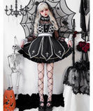 【5点セット】 コスプレ ハロウィン ゴシック シスターコス ゴシック ゴーストドレス 神コス 仮装パーティー  JC2-XJJ211