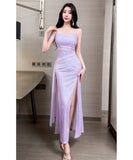 【2色】ロングドレス キャバドレス セクシー スリット入り ウエストシェイプ デコルテ映え 細見え クラブ JC2-JX5915