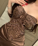 ミニドレス キャバドレス セクシー オフショルダー オフショルダー フレンチムード 切り替え ギャル風 ラメ 指名 クラブ JC2-ZED883467DXH502