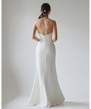 【2色】ロングドレス キャバドレス パーティードレス シンプル フィット感 上品 リボン キャミソール ホルターネック バースデー パーティー JC2-JSXA868