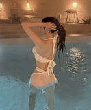 水着 ビキニ セクシー ミニマル ホルターネック 小胸さん向け 谷間メイク 温泉 リゾート JC7-DP-A11016