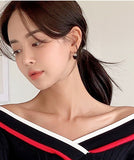 Lady's coco 膝丈ドレス キャバドレス セクシー 韓国スタイル 新作 バイカラー タイトワンピース オフショルダー LW2-DD6033