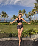 2色3点式セットホルターネック水着ビキニワンピースセクシーモノキニ温泉ビーチ海 WQ7-YQ-HH6X84THLL