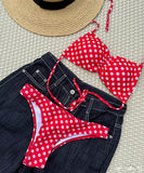 【2色】水着ビキニホルターネック花柄セクシーSNS話題旅行温泉ビーチ海 WQ7-CF-QM9134