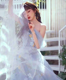 ロングドレス キャバドレス パーティードレス エレガント ベアトップ ベアトップ 上品 エンゲージメント チュール 立体フラワーモチーフ パーティー JC2-WTAL836597452867