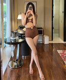 水着 モノキニ タンキニ 温泉 着痩せ おしゃれ セクシー YH7-DP-A30515