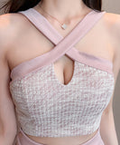 【3色】ミニドレス キャバドレス セクシー ギャル系 バックオープン シャーリング 着痩せ ボディコン 指名 JC2-YM8901