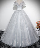 ロングドレス キャバドレス パーティードレス ソロステージ ボリューム ローズモチーフ 刺繍 リボン 誕生日パーティー JC2-XYYB-863