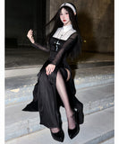 【5点セット】 セクシー コスプレ ハロウィン 神コス シスターコス 大人の色気 コスチューム パーティー 仮装パーティー JC2-XJJ282