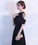 【2色】ロングドレス  キャバドレス ゆったり Aライン ハイウエスト フレアスカート 上品 清楚 ホルターネック 結婚式DQ2-SJ3688