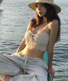 水着【2色】ビキニ セクシー おしゃれ 韓国っぽ 着痩せ 水着 温泉 SNS話題 YH7-CF2922