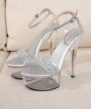 ハイヒール 2色 透過性 新作 高見え YT5-ZJ-001