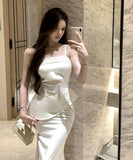 【2色】ロングドレス　荷葉模様ミディ丈ノースリーブドレスセットアップエレガント風・涼感素材    HMZ2-ZED883354DXH502