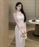 膝丈ドレス オフショルダー フリル 透け感 エレガント party セクシー おしゃれ XH2-ZED885483DXH449