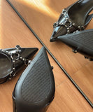 ハイヒール ピンヒール スタッズ付き ストラップ ポインテッドトゥ クローズドトゥ バックストラップ サンダル JC5-FZ-MX-067-26