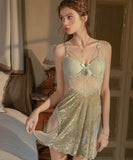 【5色】ルームウェア ランジェリー セクシー 谷間魅せ パッド付き ベルベット チュール セット 誘惑 JC8-GR6620