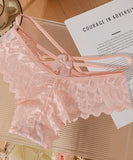 【5色】 下着 Tバック セクシー レース リボン シースルー  かわいい  抗菌加工 体温変色 レディース LW8-RS2268#