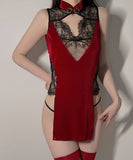 【2色】セクシー ルームウェア スウィート ベルベット キャミソール ナイトウェア LW8-GR464