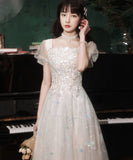 ロングドレス キャバドレス パーティードレス 半袖 スパンコール シンプル 上品 バースデー パーティー JC2-MLB1154