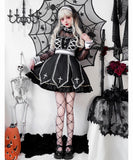【5点セット】 コスプレ ハロウィン ゴシック シスターコス ゴシック ゴーストドレス 神コス 仮装パーティー  JC2-XJJ211