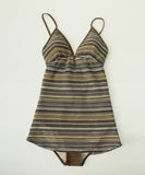 水着 ビキニ モノキニ おしゃれ 背露出 フリル セクシー 縞模様 YH7-KSD2907