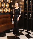 【5色】ロングドレス キラキラ セクシー エレガント 気質 演奏会 宴会 YH2-YEY18177#