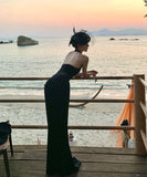 ロングドレス キャバドレス セクシー ホルターネック ボディコン チュール 細見え シースルー パーティー JC2-CD6-157-83220550