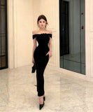 【2色】ロングドレス キャバドレス セクシー フレンチ オフショルダー 細見え エレガント フォーマルドレス JC2-WDS5560