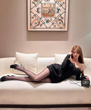 ミニドレス キャバドレス セクシー 肩見せ 細見え オフショルダー タイト レース ロングスリーブ ギャザー JC2-ZED886968DXH411