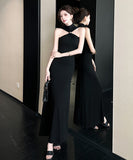 【ミニ＆ロング】ロングドレス キャバドレス セクシー オフショルダー ボディコン メタルバックル クラブ JC2-ZED885051DXH443