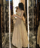 Lady's coco ロングドレス キャバドレス セクシーきれいめ エレガント ストラップワンピ ビジューデザイン ゴージャス くびれサ 大人可愛い 神ワンピ フォーマル レディース 高級感 JC2-XKDHS-109-8076-Oct8