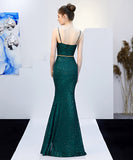 【7色】ロングドレス キラキラ Vネック 高級感 披露宴 宴会 マーメイドドレス YH2-YEY16276#