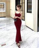 【2点セット】ロングドレス セクシー ボディコン きれいめ フェミニン レースカーディガン リボンタイ ストラップワンピ 着やせ 大人可愛い JC2-ZED881313DXH348B