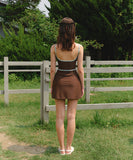 水着 ビキニ ワンピース水着 上品 小胸さん向け 細見え シンプル 温泉 リゾート ビーチ JC7-DP-A22948