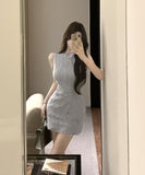 ミニドレス キャバドレス セクシー レース ノースリーブ カットアウト 清楚系 デートお 出かけ JC2-ZED886708DXH411