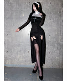 【5点セット】 セクシー コスプレ ハロウィン 神コス シスターコス 大人の色気 コスチューム パーティー 仮装パーティー JC2-XJJ282