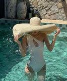 水着 ビキニ モノキニ ワンショルダー リボンデザイン セクシー 三角カット ワンピース水着 高見え 旅行 海 温泉 ビーチ SNS 話題 JC7-KSD2833