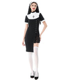 【3点セット】 セクシーシスター コスプレ ハロウィン ヴァンパイア風×ダークゴシック クラブイベント ステージ衣装 制服パーティー JC2-XJJ161