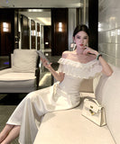 ロングドレス キャバドレス セクシー 清楚感 サテン マーメイドライン JC2-XHY917772